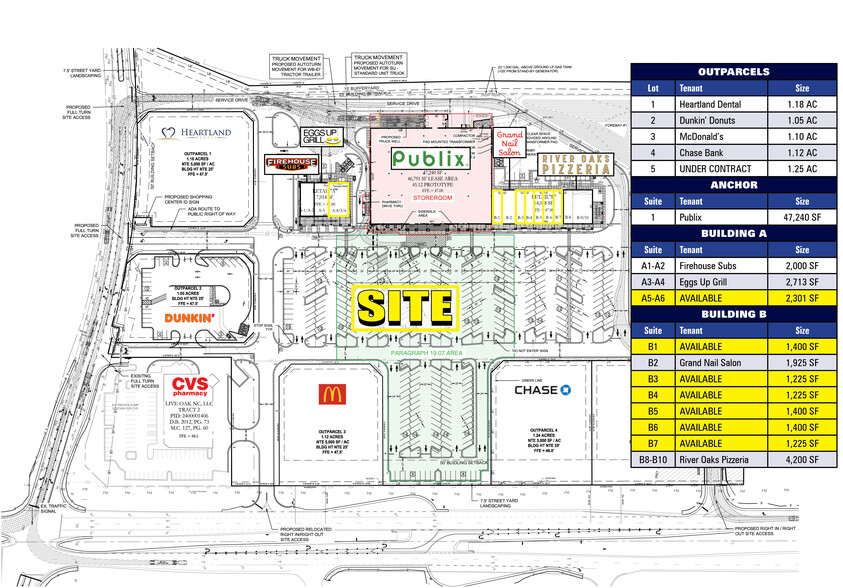 9810 Ocean Hwy W, Calabash, NC for lease - Site Plan - Image 3 of 5