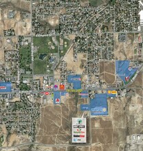 215 Sligo St, Cortez, CO - aerial  map view