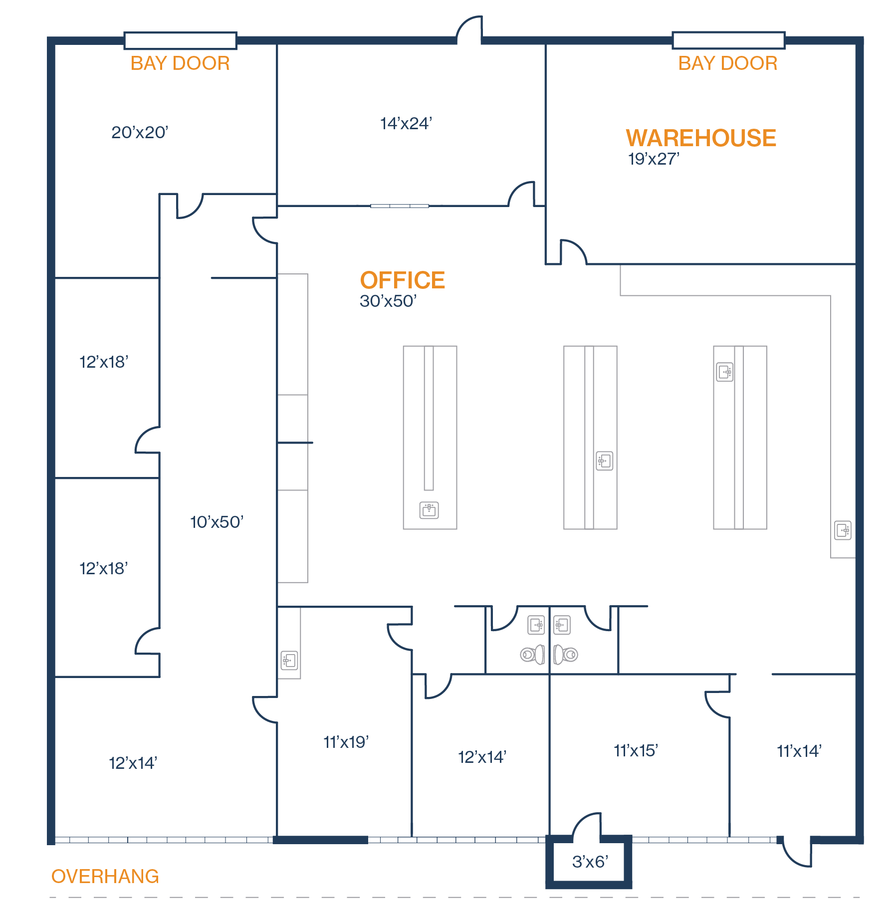 17449-17497 Village Green Dr, Houston, TX for lease Interior Photo- Image 1 of 1