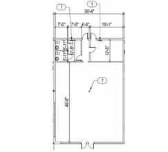 7402-7456 N 30th St, Omaha, NE for lease Floor Plan- Image 1 of 1