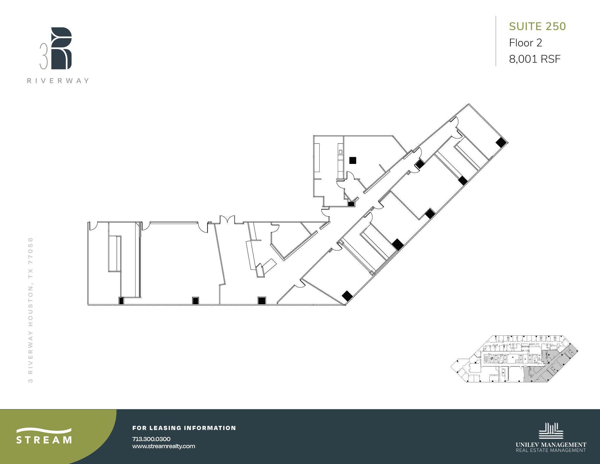 3 Riverway, Houston, TX for lease Floor Plan- Image 1 of 1