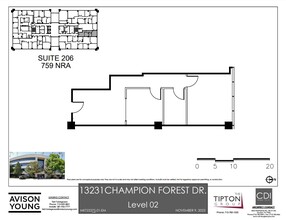 13231 Champion Forest Dr, Houston, TX for lease Floor Plan- Image 1 of 1