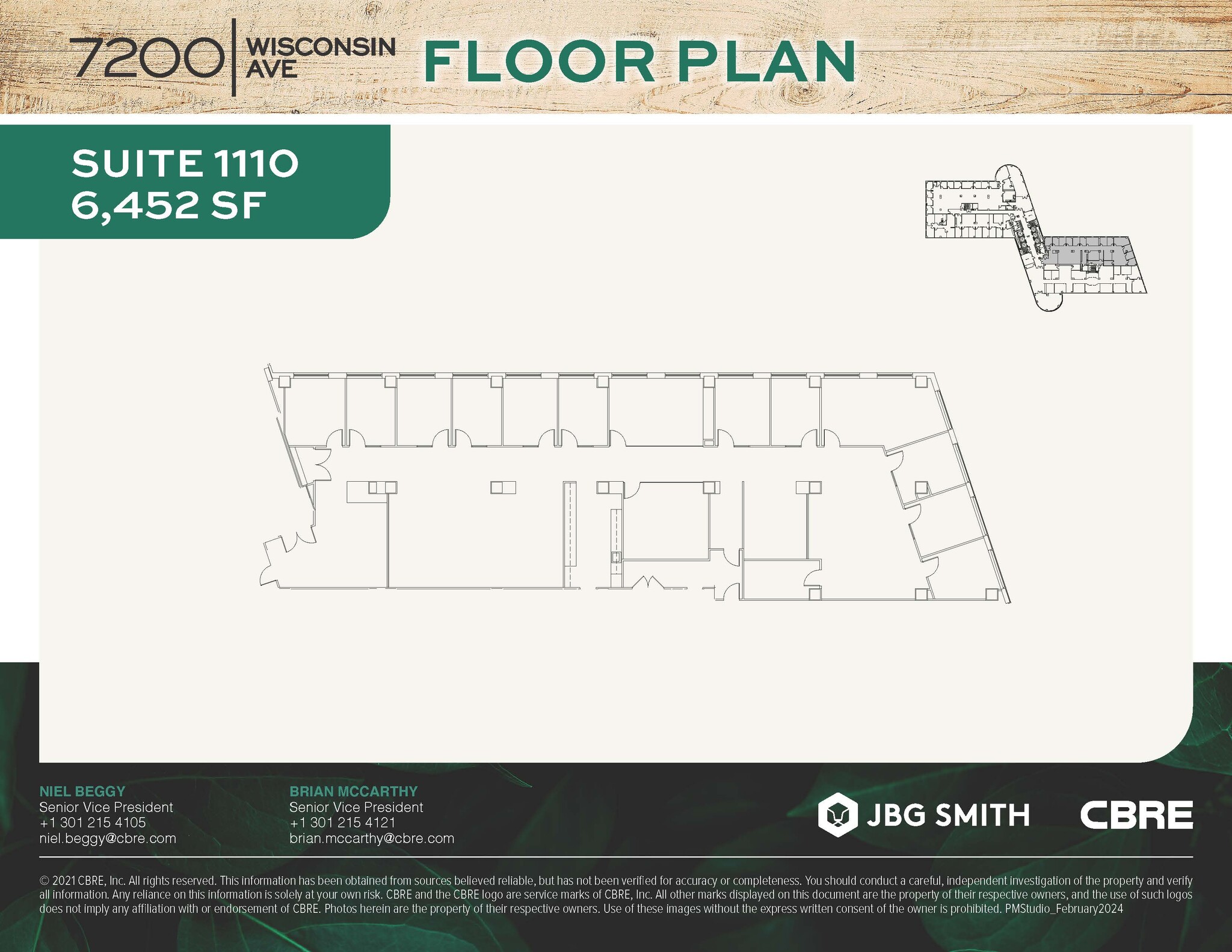 7200 Wisconsin Ave, Bethesda, MD for lease Floor Plan- Image 1 of 1