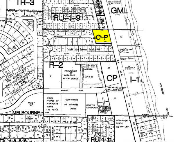 2450 Highway A1A, Melbourne, FL for sale Plat Map- Image 1 of 1