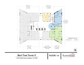 16479 Dallas Pky, Addison, TX for lease Floor Plan- Image 1 of 12