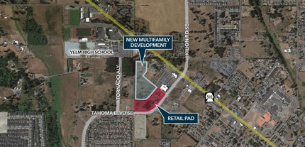 15010 Berry Valley Rd, Yelm, WA - AERIAL  map view