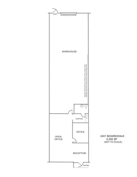 2401-2407 Boardwalk St, San Antonio, TX for lease - Floor Plan - Image 3 of 4
