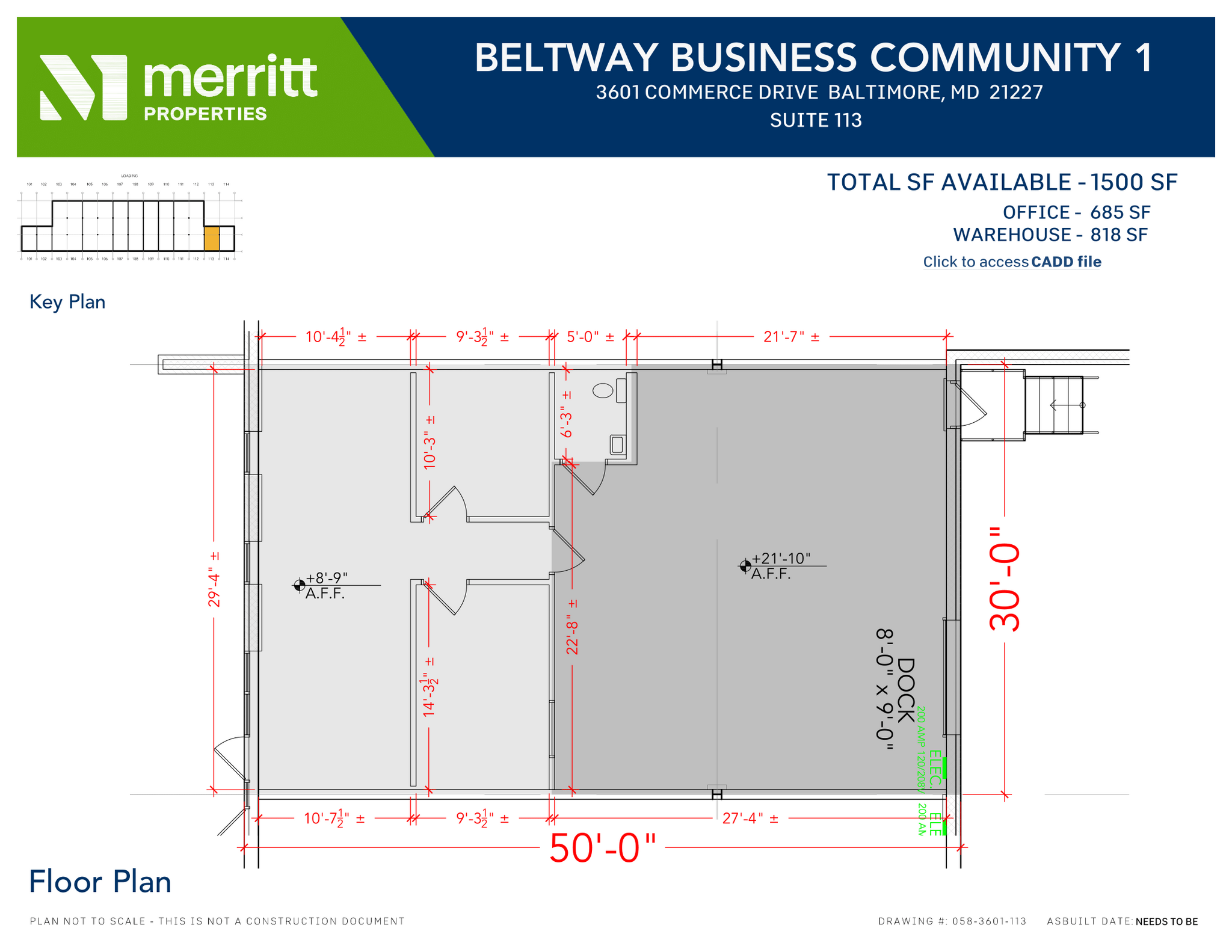 3700 Commerce Dr, Baltimore, MD for lease Floor Plan- Image 1 of 1