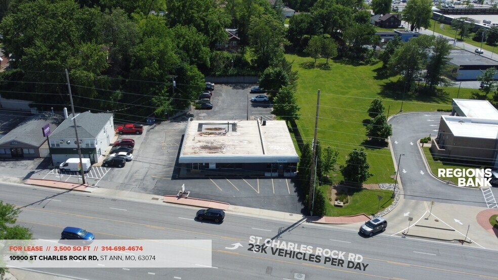 10900 Saint Charles Rock Rd, Saint Ann, MO for lease - Aerial - Image 3 of 18