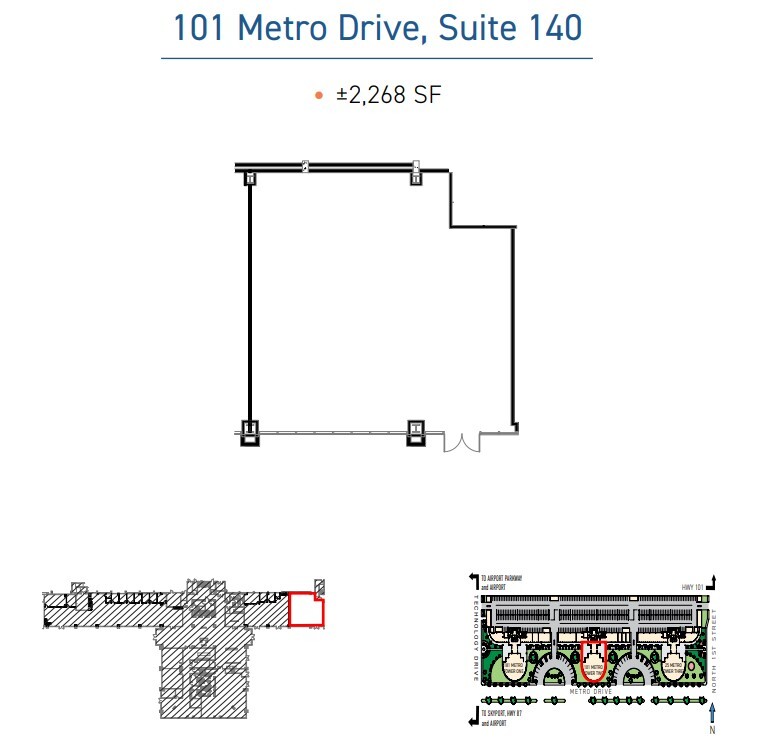 83-101 Metro Dr, San Jose, CA for lease Floor Plan- Image 1 of 1