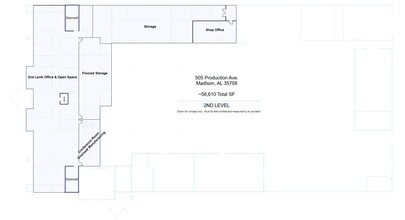 505 Production Ave, Madison, AL for sale Floor Plan- Image 1 of 2