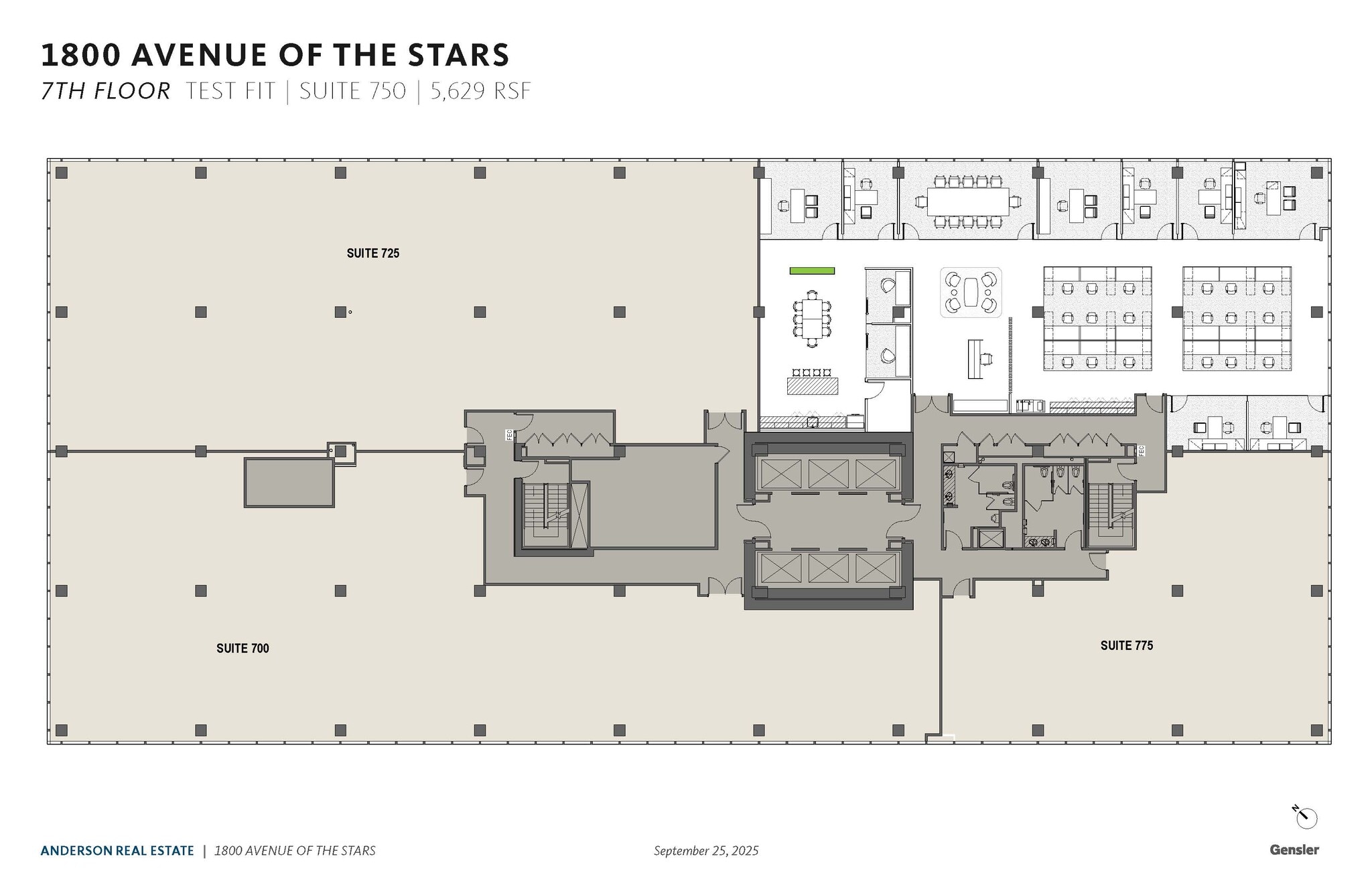 1800 Avenue of the Stars, Los Angeles, CA for lease Floor Plan- Image 1 of 1