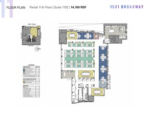 1501 Broadway, New York, NY for lease Floor Plan- Image 1 of 7