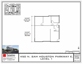 450 N Sam Houston Pky E, Houston, TX for lease Site Plan- Image 1 of 1