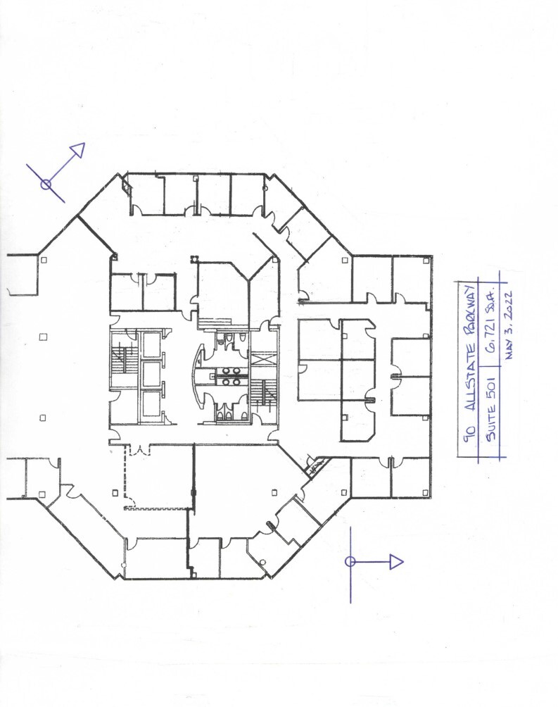 90 Allstate Pky, Markham, ON for lease Floor Plan- Image 1 of 1