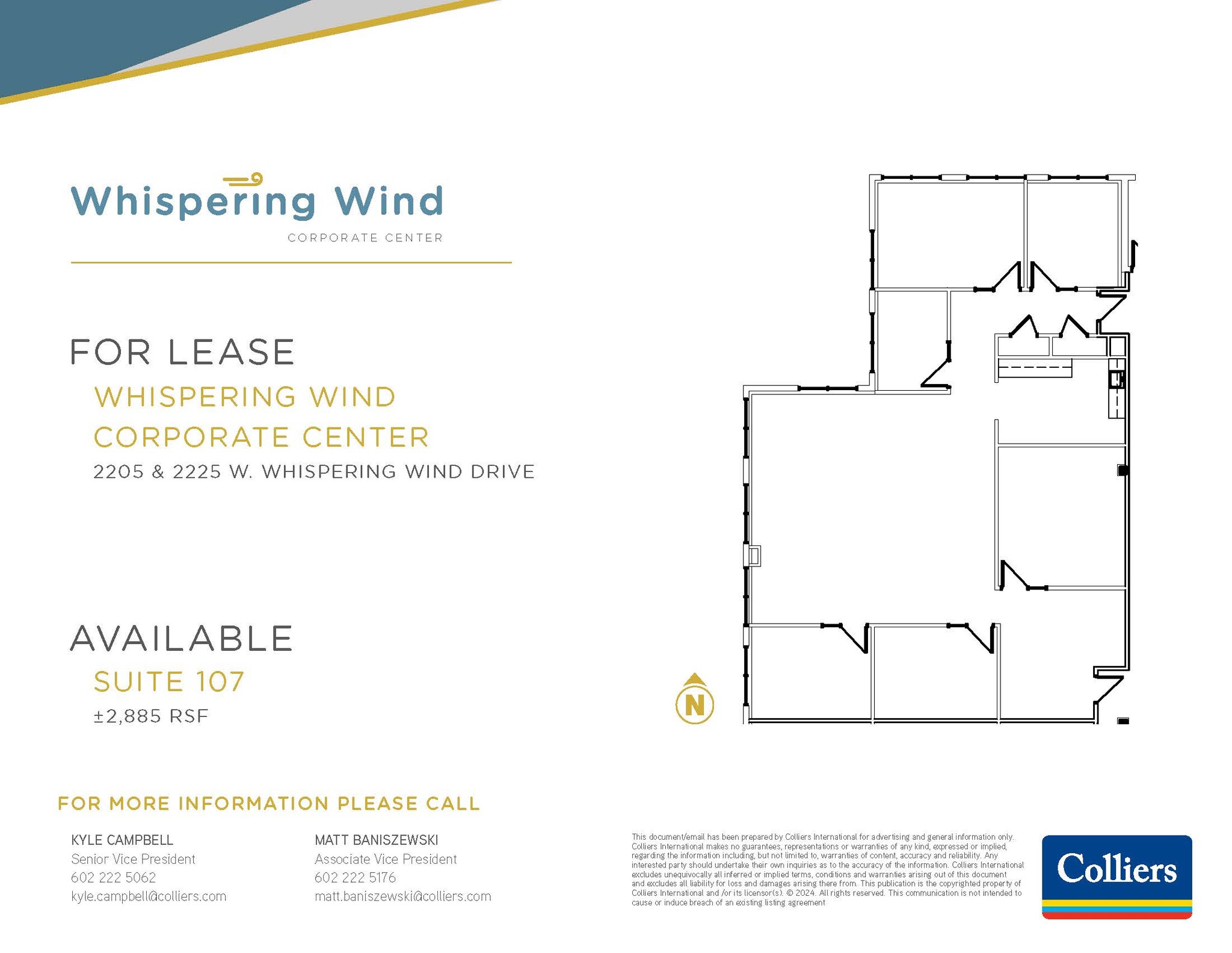 2225 W Whispering Wind Dr, Phoenix, AZ for lease Floor Plan- Image 1 of 3