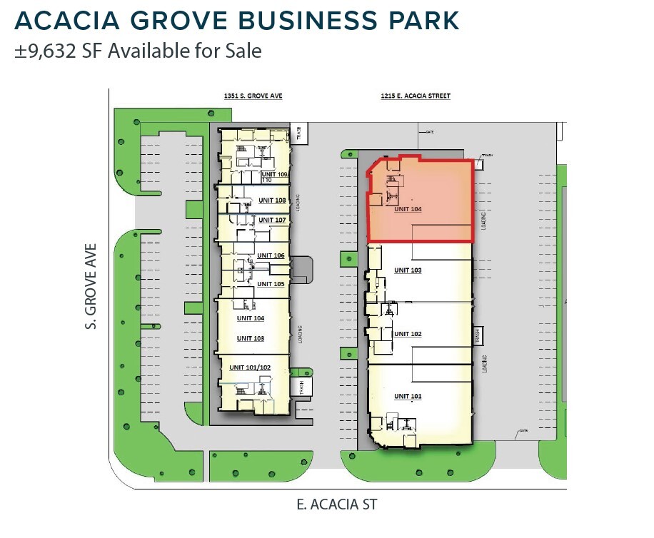 1215 E Acacia St, Ontario, CA 91761 - Unit 104 -  - Floor Plan - Image 1 of 1