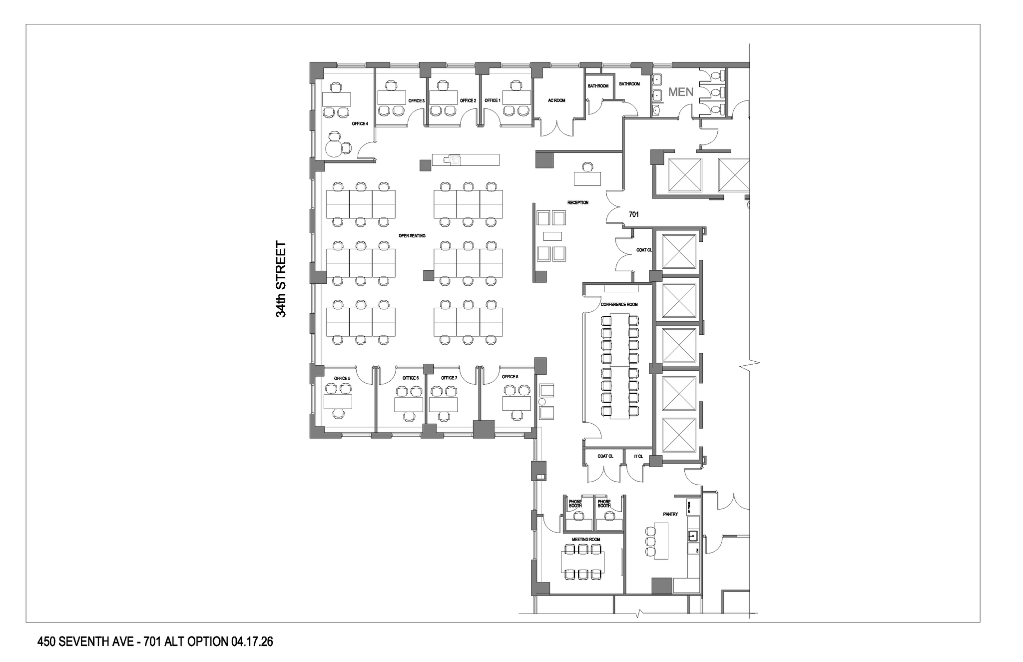 450 7th Ave, New York, NY for lease Floor Plan- Image 1 of 1