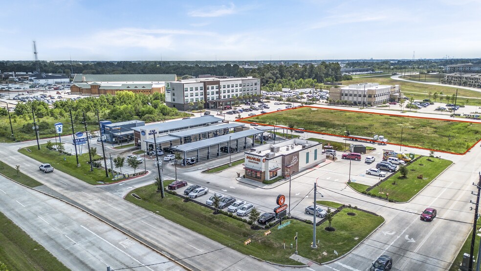 SEQ of Spring Stuebner Rd & Spring Plaza Dr in, Spring, TX for sale - Aerial - Image 3 of 13