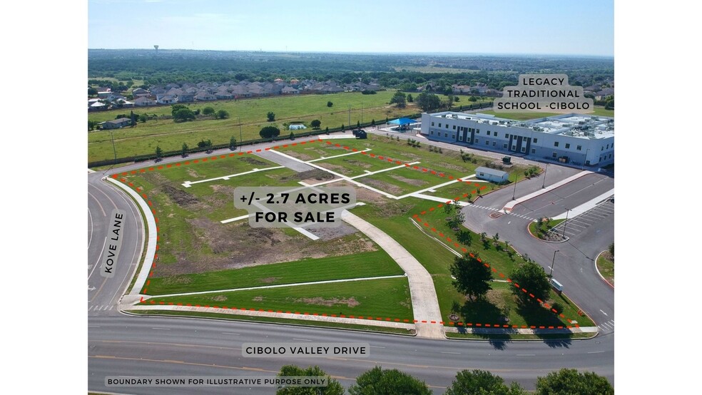 2900 Cibolo Valley Dr, Cibolo, TX for sale - Aerial - Image 1 of 2