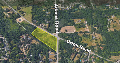 2870 Orion Rd, Oakland Township, MI - aerial  map view