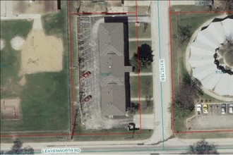 3102-3112 N 51st Ter, Kansas City, KS - aerial  map view