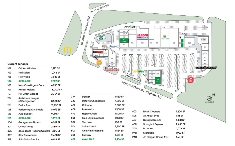 900-930 N Austin Ave, Georgetown, TX for lease - Building Photo - Image 3 of 18