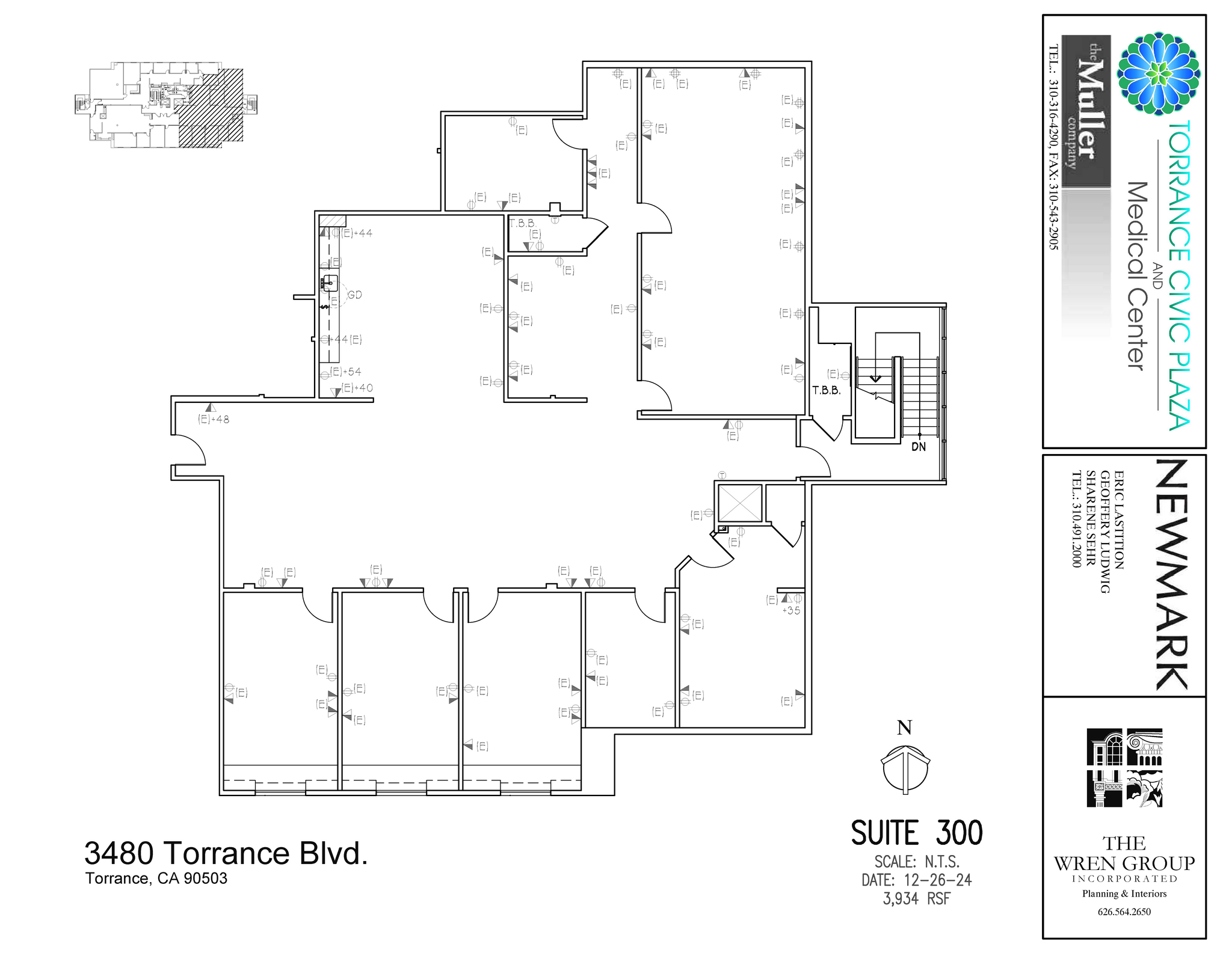 3400 Torrance Blvd, Torrance, CA for lease Floor Plan- Image 1 of 1