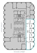 101 Mission St, San Francisco, CA for lease Floor Plan- Image 1 of 1