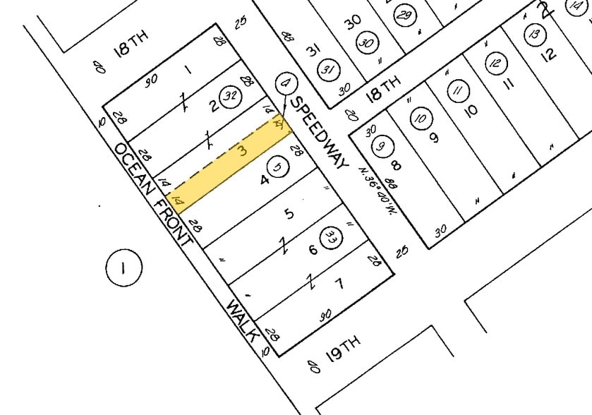 1809 Ocean Front Walk, Venice, CA for lease - Plat Map - Image 2 of 9
