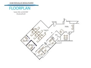 2240 Douglas Blvd, Roseville, CA for lease Floor Plan- Image 1 of 1