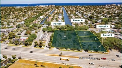 4800 N Federal Hwy, Lighthouse Point, FL - AERIAL  map view - Image1