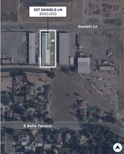 327 Daniels Ln, Bakersfield, CA - AERIAL map view