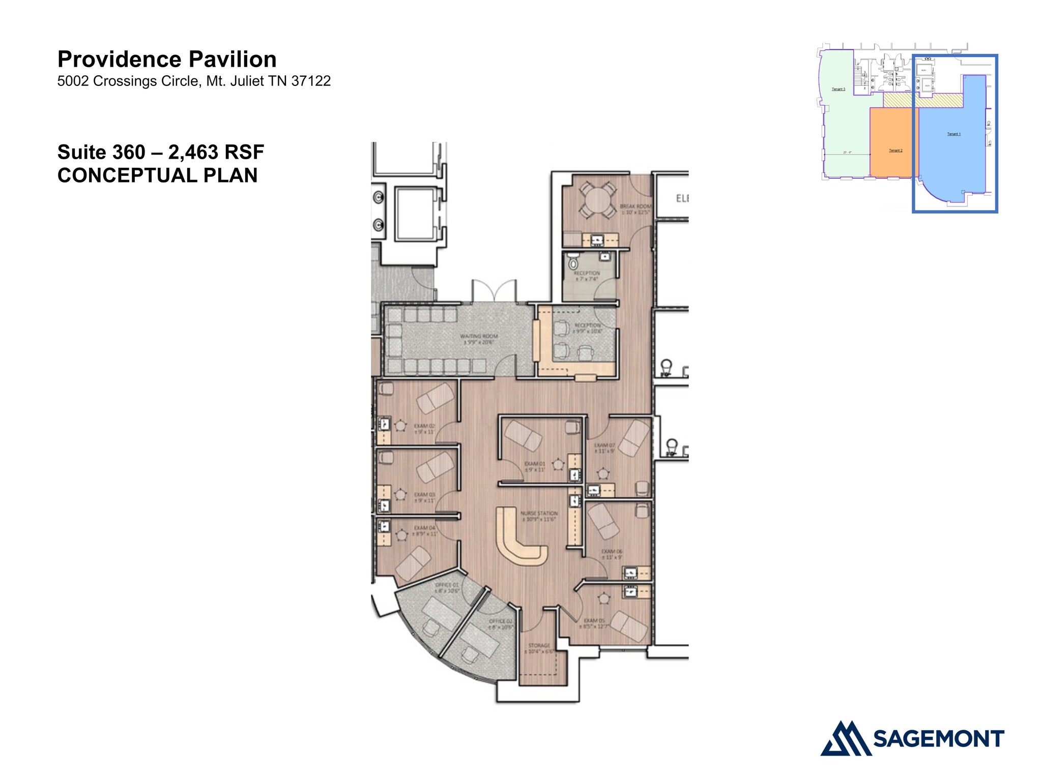 5002 Crossings Cir, Mount Juliet, TN for lease Site Plan- Image 1 of 2