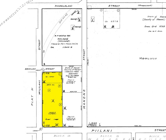 525 Piilani St, Hilo, HI for sale - Plat Map - Image 2 of 2