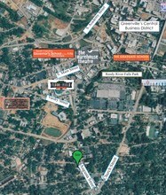 810 Augusta St, Greenville, SC - AERIAL  map view
