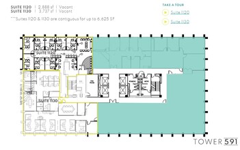 591 Camino de la Reina, San Diego, CA for lease Floor Plan- Image 1 of 1