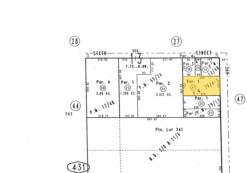 1445 N Mountain Ave, Ontario, CA for sale - Plat Map - Image 2 of 3