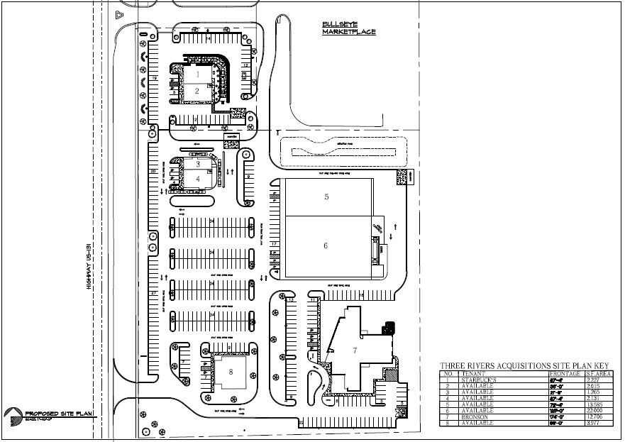 535 S US 131, Three Rivers, MI for lease Site Plan- Image 1 of 1