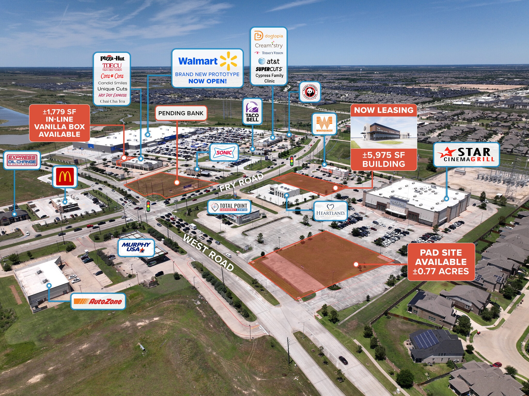 8917 Fry Rd, Cypress, TX for lease Building Photo- Image 1 of 6