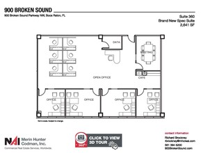 900 Broken Sound Pky NW, Boca Raton, FL for lease Floor Plan- Image 2 of 6