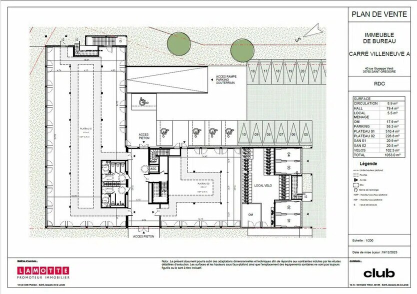 Office in Saint-Grégoire for lease - Floor Plan - Image 3 of 7