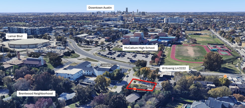 5908 Aurora Dr, Austin, TX for sale - Aerial - Image 2 of 6