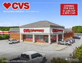 NNN Freestanding CVS | West Union, SC - NNN Property