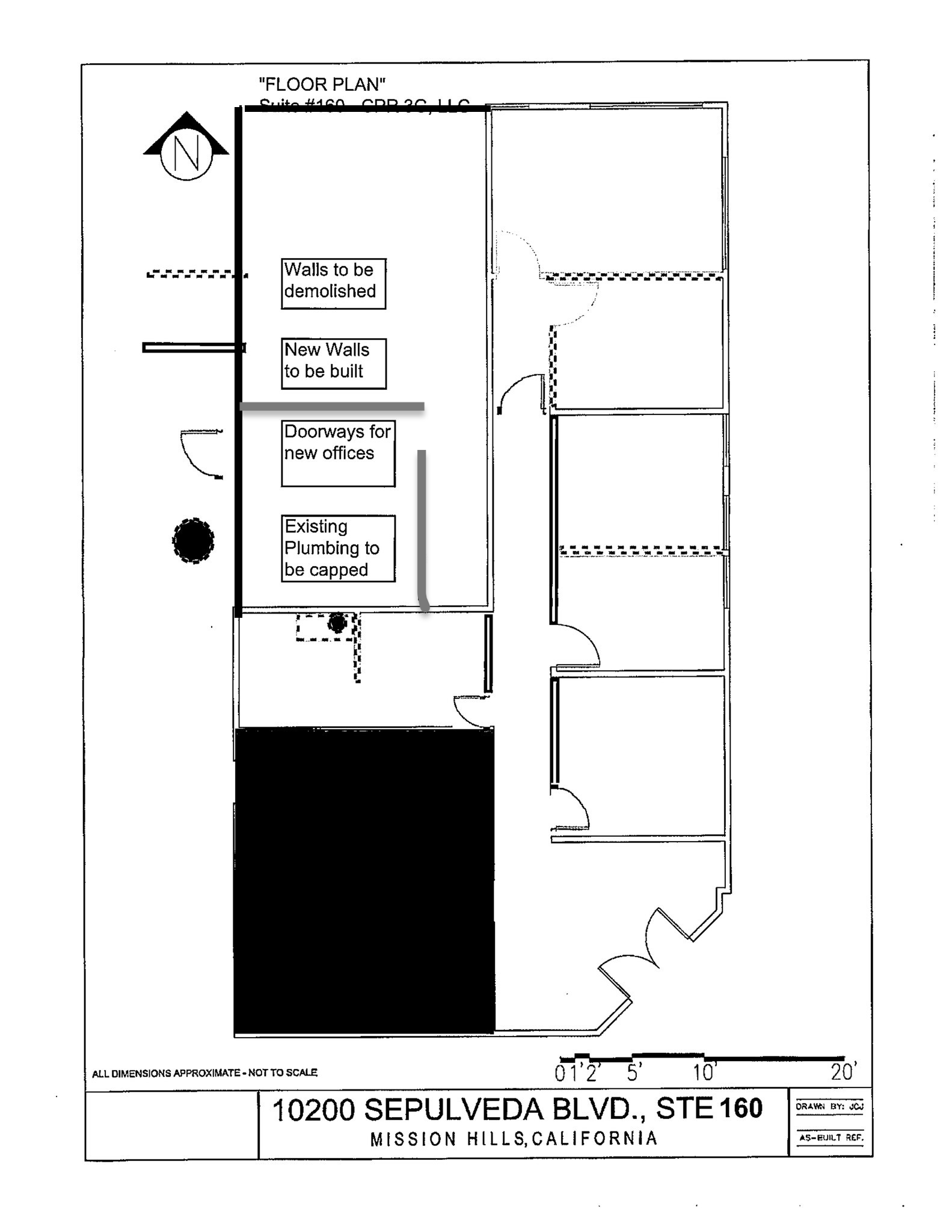 10200 Sepulveda Blvd, Mission Hills, CA for lease Floor Plan- Image 1 of 13