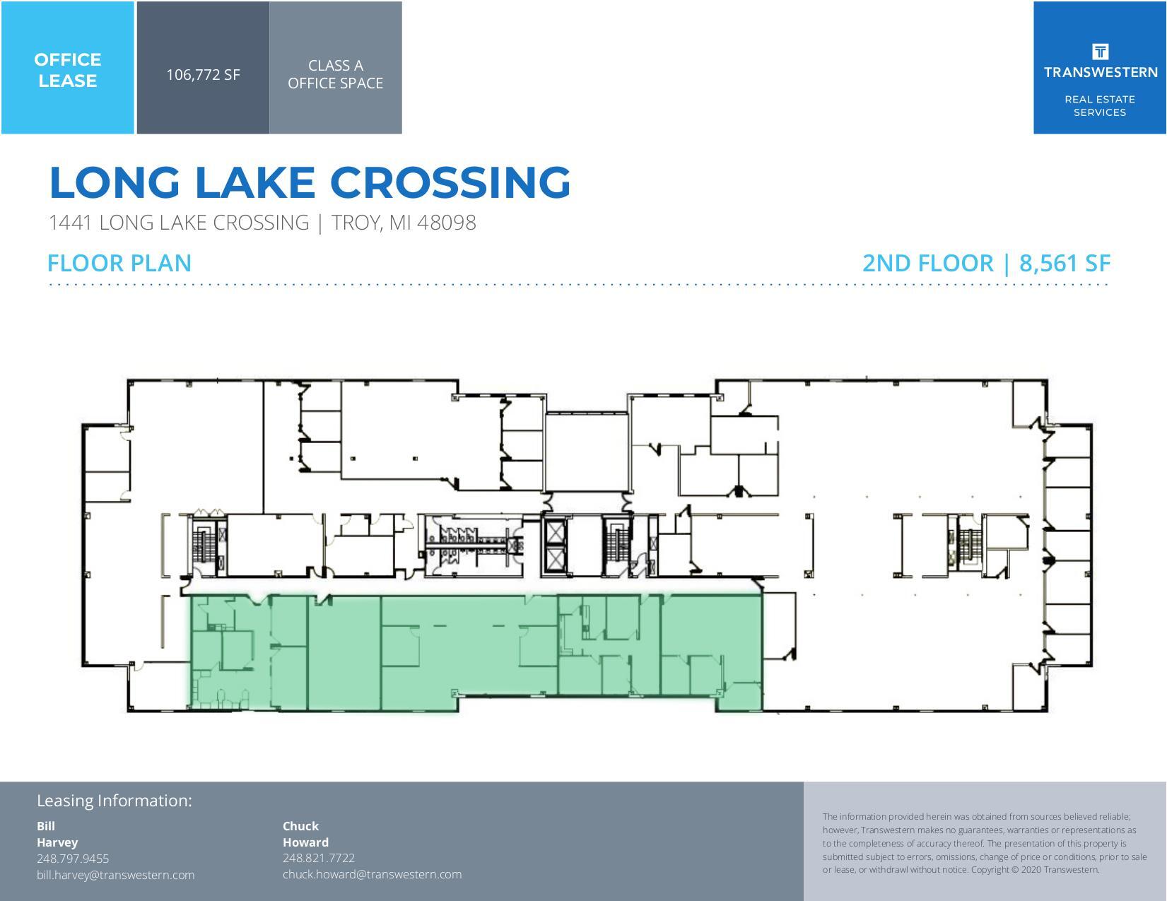 1441 W Long Lake Rd, Troy, MI for lease Floor Plan- Image 1 of 1