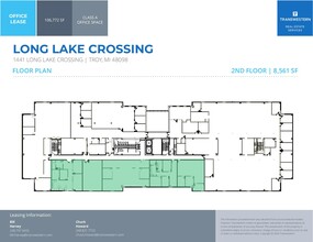 1441 W Long Lake Rd, Troy, MI for lease Floor Plan- Image 1 of 1