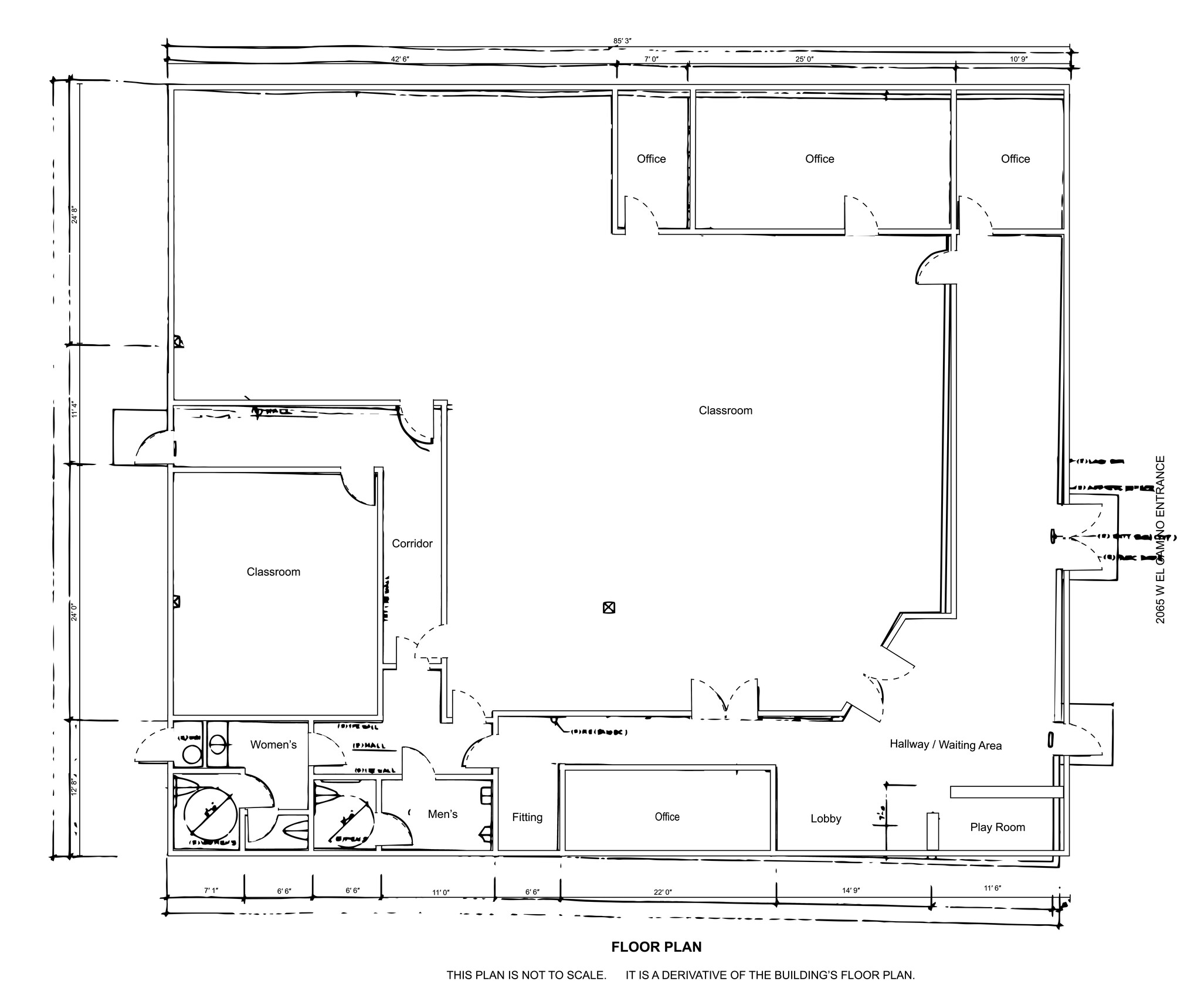 2065 W El Camino Real, Mountain View, CA for lease Site Plan- Image 1 of 1