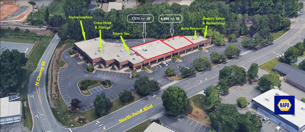 8100 North Point Blvd, Winston-Salem, NC for lease - Aerial - Image 1 of 12