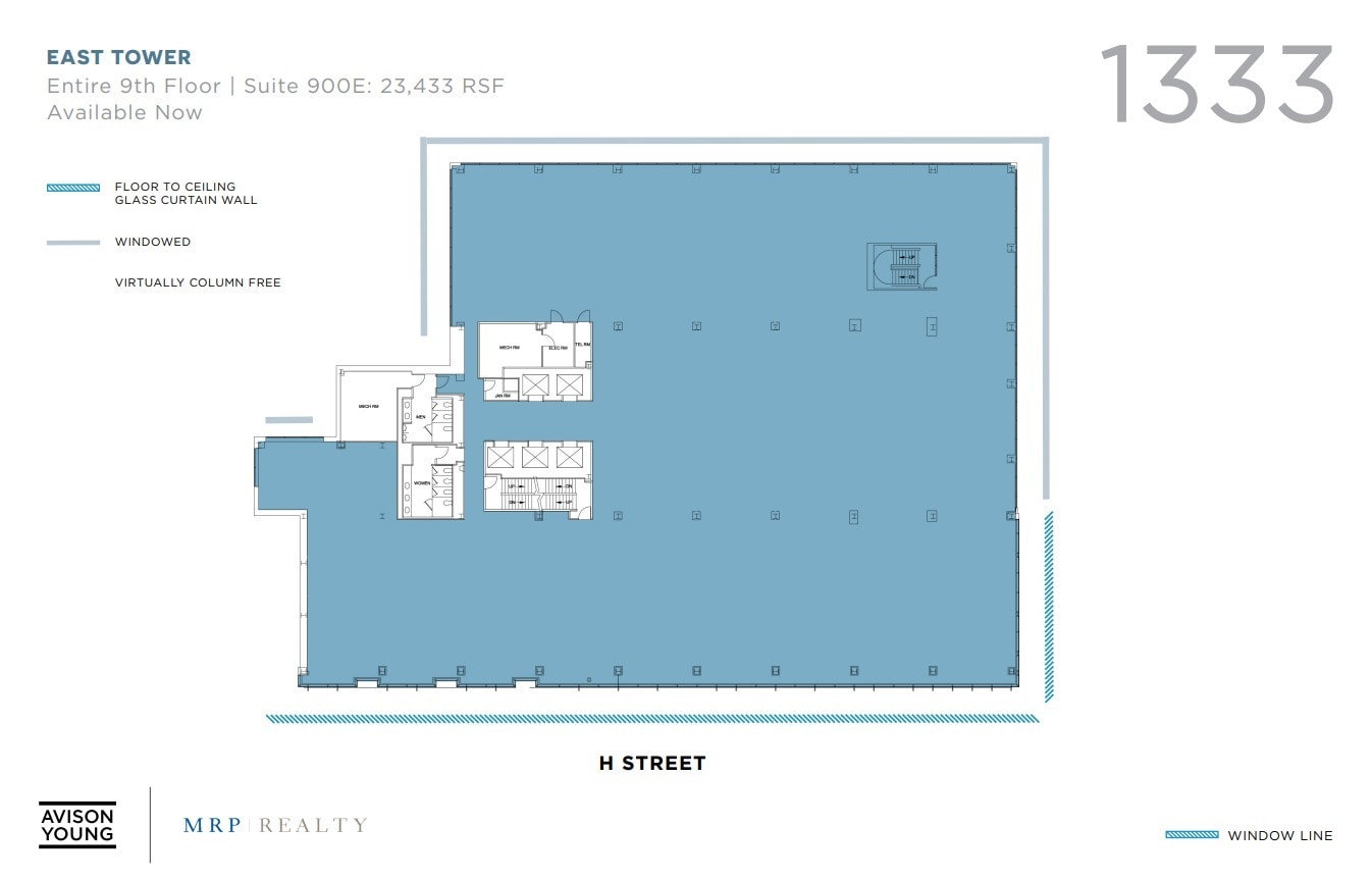 1333 H St NW, Washington, DC for lease Floor Plan- Image 1 of 1